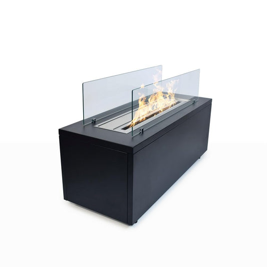 Divina Fire Camino a bioetanolo da Terra per Interno Esterno Caravaggio Nero L100xP40xH40 cm