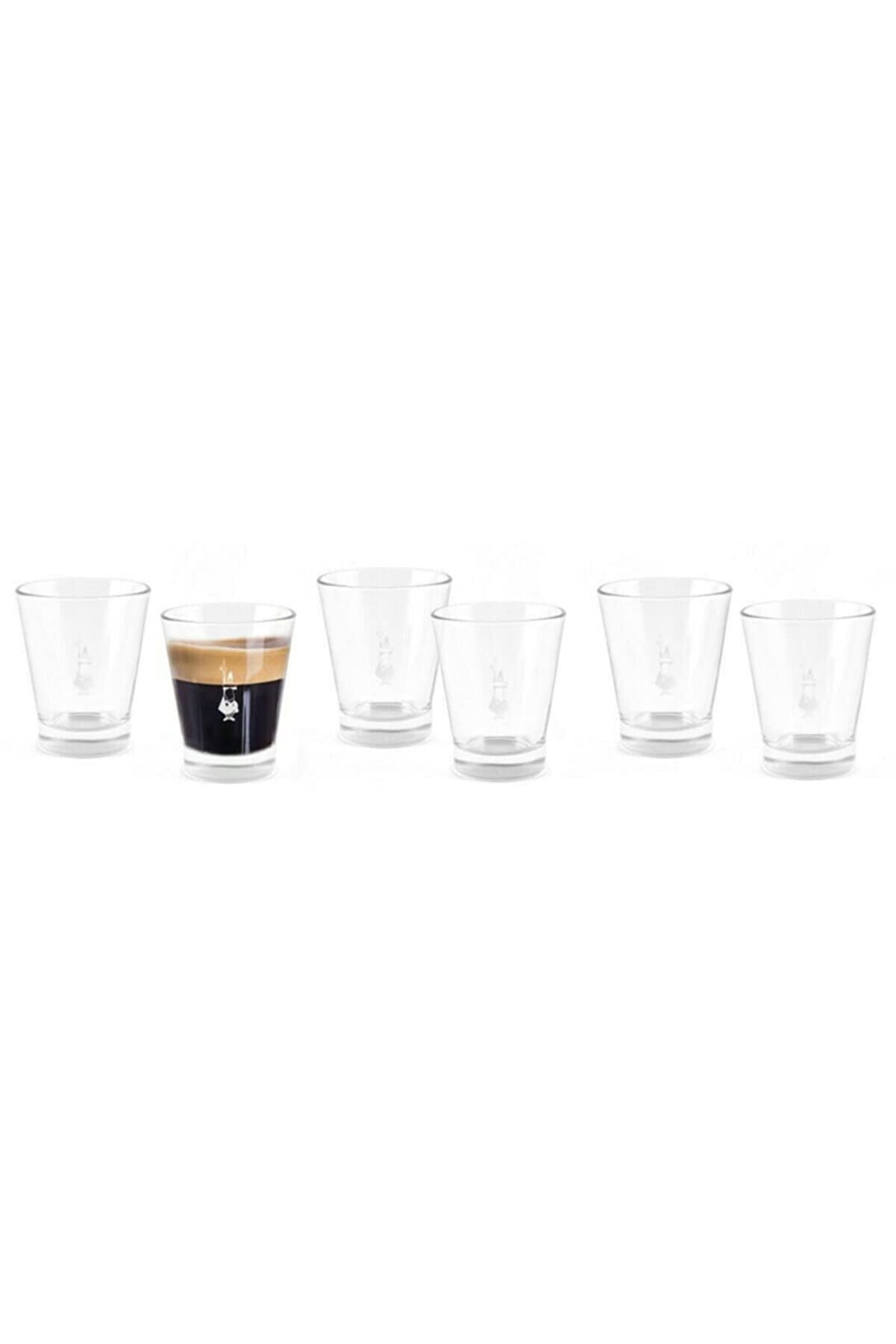 Bialetti Accessori PC e Portatili Marca Modello Set 6 Bicchierini Glass TRASPARENT