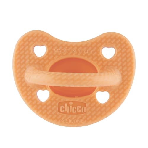 PhysioForma Gommotto Luxe, Silicone Pacifier 6 - 16 Months, Set of Soft and Delicate Rubbers, Support Physiological Breathing and Promote Correct Mouth Development, 2 Pieces, Baby Girl