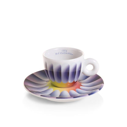 illy ART COLLECTION 24624 Judy Chicago 2 tasses à expresso numérotées et signées