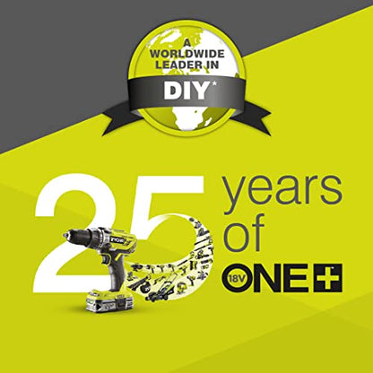 Ryobi RC18120-150 Kit Ryobi con Caricabatterie e 1 Batteria da5.0Ah al Litio 18V ONE+, con 4 Indicatori di Stato di Carica, Grande Autonomia
