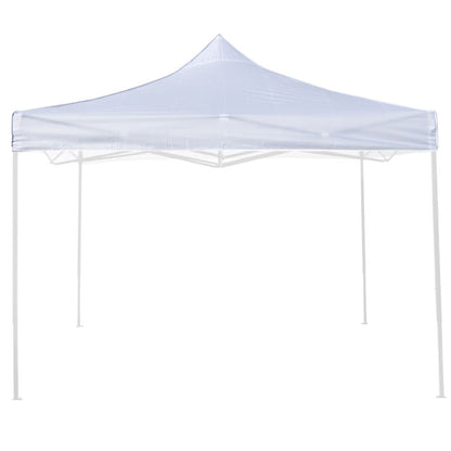 DIVINA GARDEN Evergreen Telo Tetto di Ricambio per Gazebo 2x2mt Bianco Tessuto PVC Impermeabile 9009/1
