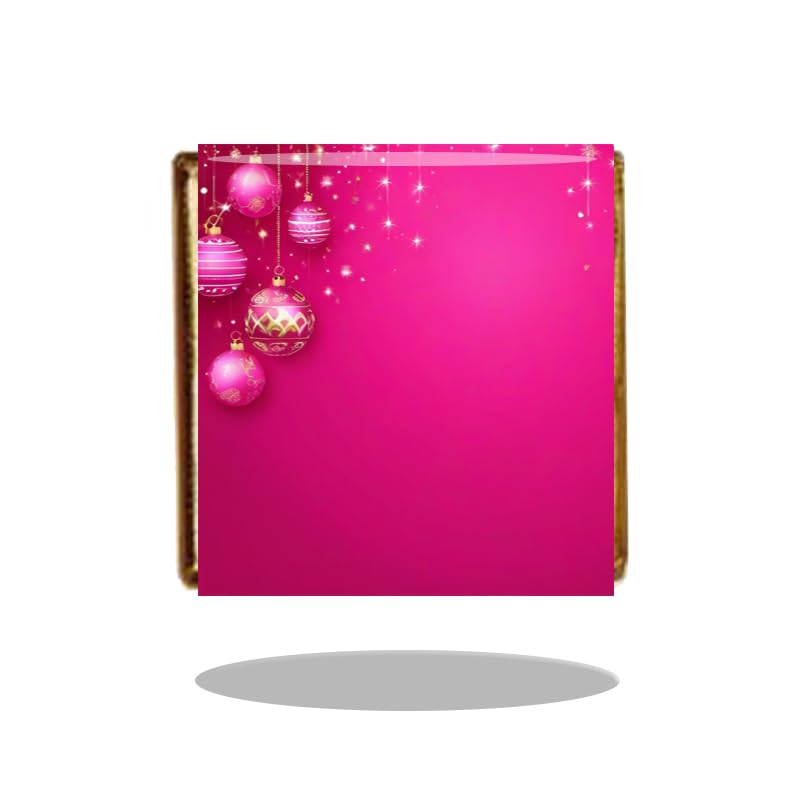 20 Cioccolatini Personalizzati Quadrati 35x35mm, Segnaposto per Battesimo, Comunione, Cresima, Nascita, Laurea