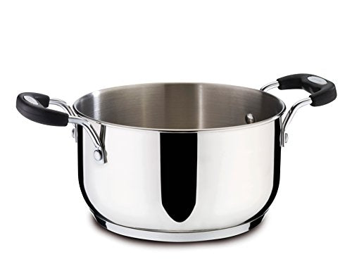 Lagostina Briosa Set per Induzione, Acciaio Inossidabile, Argento, 22 cm, 13 unità
