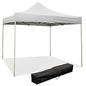 EverGreen Gazebo richiudibile 3x3 m pieghevole telo bianco in PVC 100% impermeabile 9006