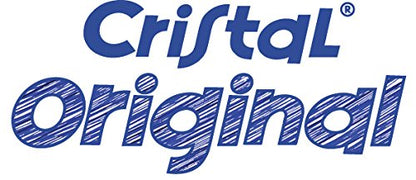 BIC BIC® Cristal® - Penna a sfera media, 0,4 mm, colore: Blu