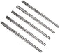 Fackelmann Asia Line Bacchette Cinesi, Acciaio, Argento, 23 x 11.7 x 0.7 cm