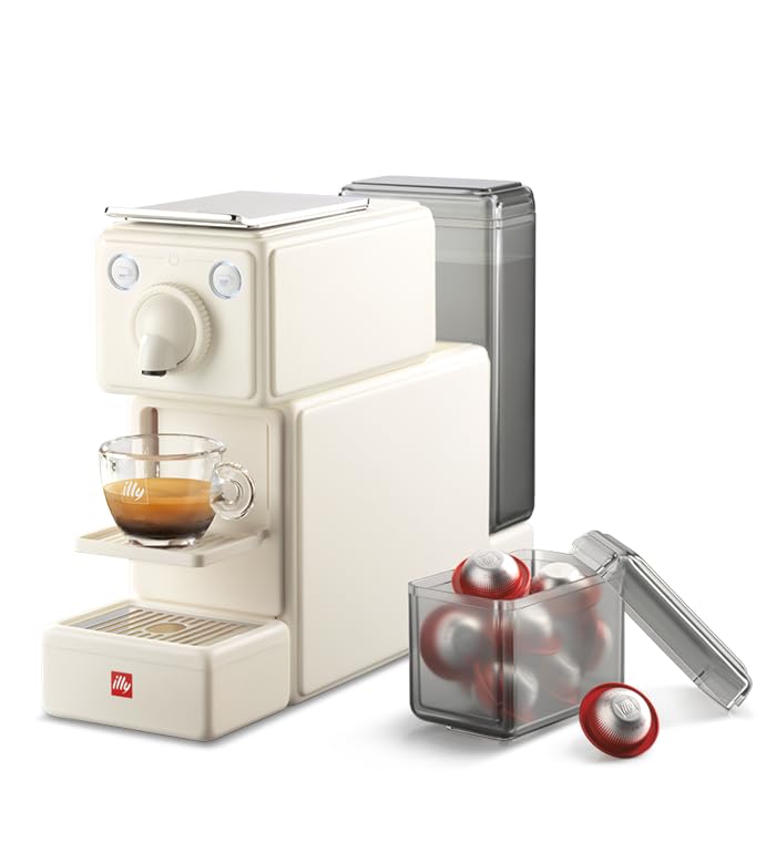 ILLY 60621 Macchina X3 Macchina da Caffè a Capsule X-CAPS, Bianco Opaco