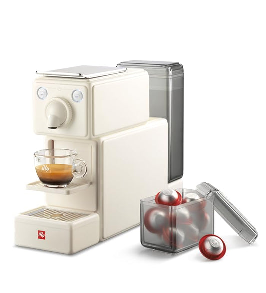 ILLY 60621 Macchina X3 Macchina da Caffè a Capsule X-CAPS, Bianco Opaco
