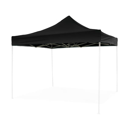 DIVINA GARDEN Telo Laterale 3x2mt Nero Impermeabile di Ricambio per Gazebo richiudibile