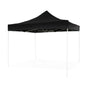 DIVINA GARDEN Telo Tetto Nero 3X3 Impermeabile per Ricambio Gazebo richiudibile EG49483