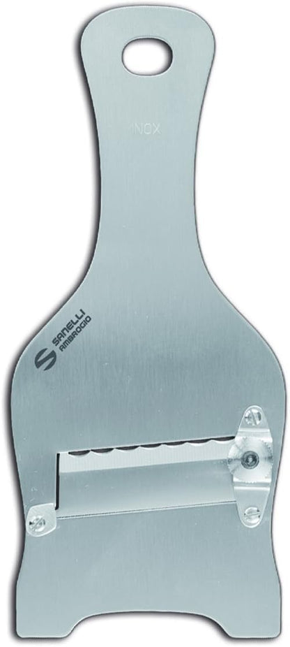 Sanelli Ambrogio Acciaio Ambrogio Sanelli-Affettatartufi Regolatore di qualità per un taglio preciso. Lama ondulata, Inox, Inossidabile, 23.0x9.0x2.5 cm