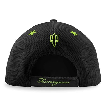 Carpe Diem Shop FUMAGAZZI | Berretto Cappello con Visiera Combo “SquadraCorse” NeroVerde Tema carbonio