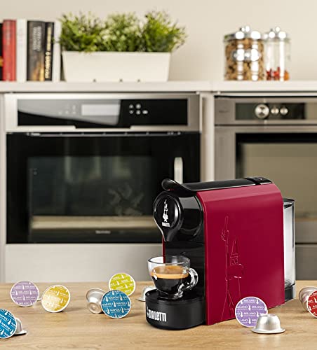 Bialetti Caffè d'Italia, Multipack 128 Capsule, 8 Box da 16 Capsule, Roma, Intensità 9, Compatibili con Macchine Bialetti sistema chiuso, 100% Alluminio