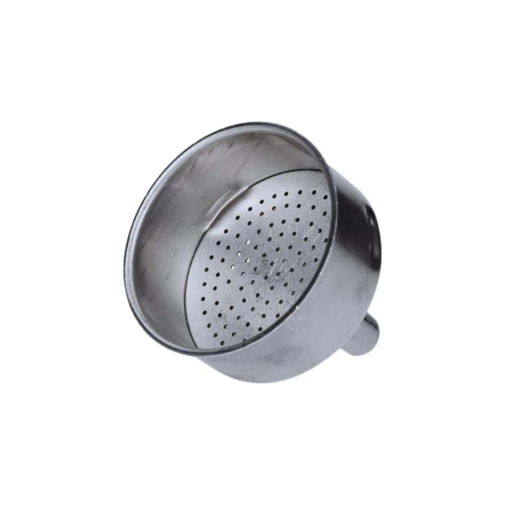 Bialetti Ricambi, Include 1 Filtro a Imbuto, Compatibile con Moka Express, Fiammetta, Break, Happy, Dama, Moka Melody Sport, Alpina, Moka Timer e Rainbow (3 tazze)