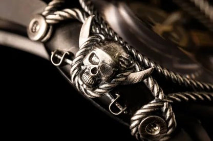 Generico FU195 Orologio da Polso Fumagazzi - Pendaglio da Forca, ø 43 mm, Cinturino Artigianale in Vera Pelle, Movimento Automatico, Water Resistant