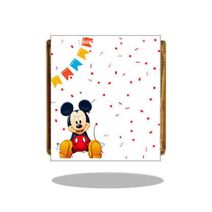 20 Cioccolatini Personalizzati Quadrati 35x35mm, Segnaposto per Battesimo, Comunione, Cresima, Nascita, Laurea