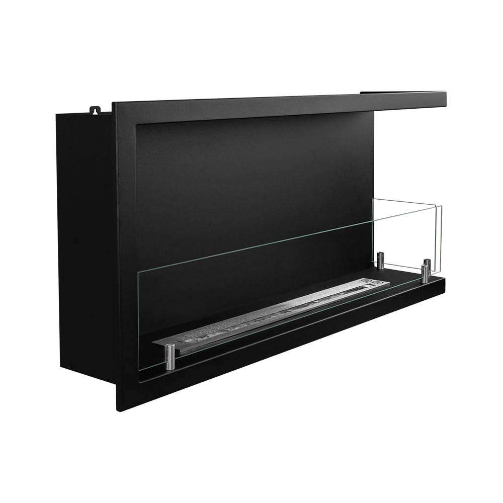 Divina Fire Camino a bioetanolo da Incasso ad Angolo biocamino angolare 90x45 SUTRI 90 DX