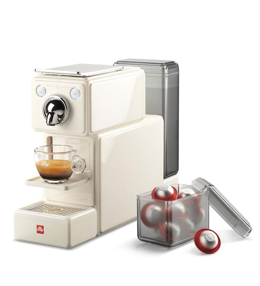 ILLY 60622 Macchina X3 Macchina da Caffè a Capsule X-CAPS, Bianco Lucido