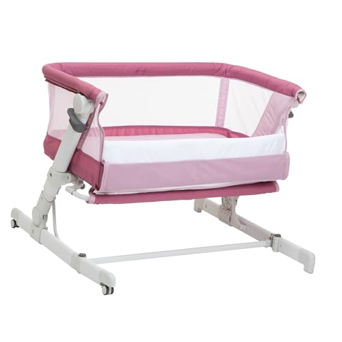 Chicco Next2Me Pop Up Culla Neonato Fianco Letto, Chiusura Compatta, Trasportabile Ovunque, Altezza Regolabile, Inclinabile, Materasso e Borsa da Viaggio Inclusi, Orchid