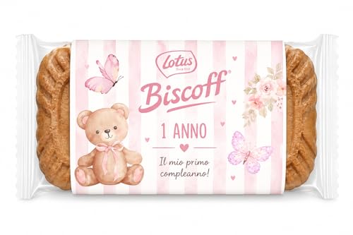 Lotus Biscoff Biscotti Personalizzati, Idea Regalo o Bomboniera per Compleanni, Comunioni e Battesimi