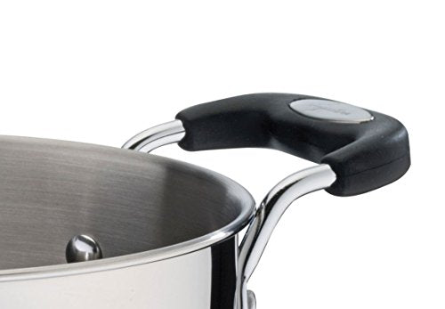 Lagostina Briosa Set per Induzione, Acciaio Inossidabile, Argento, 22 cm, 13 unità