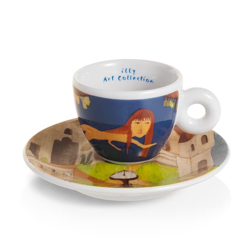 illy Art Collection Set da 6 tazze da Cappuccino Biennale 2022 Nuemrate e Firmate