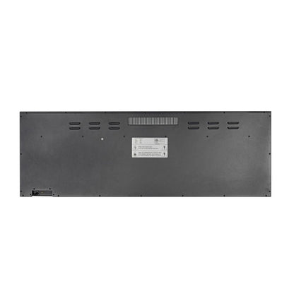 Camino elettrico da parete caminetto a incasso 3 Lati BOSTON130 L127 x P20 x H44