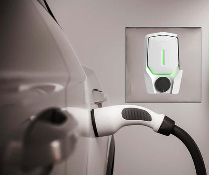Generic 97110 WALLBOX ADVANCED, PRISE TYPE 2 Monophasé 7,2 KW | Borne de recharge murale E-3LECTRIC pour véhicules électriques SANS CÂBLE