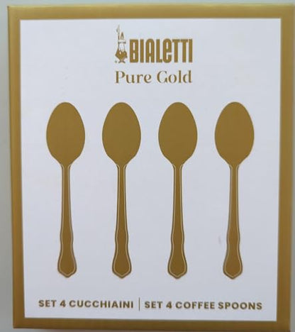 Bialetti Linea Pure Gold (Set 4 cucchiaini)
