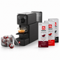 illy X3 Macchina Caffè X-CAPS con 90 Capsule Incluse: Classico, Intenso, Forte, Tecnologia Hyperinfusion | Design Minimale, Portacapsule Integrato