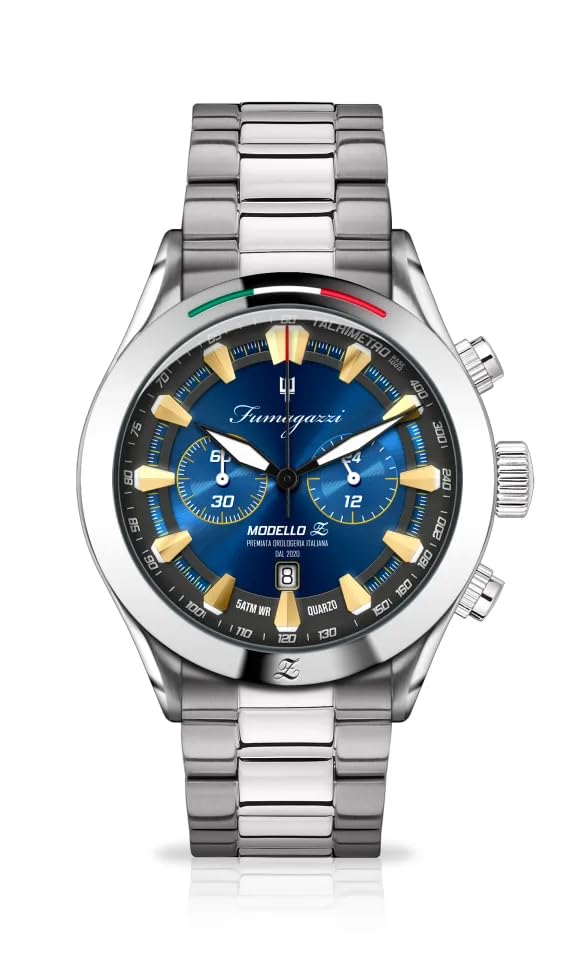 Carpe Diem Shop Fumagazzi Tamarro Sport Cronografo Acciaio Quadrante Blu