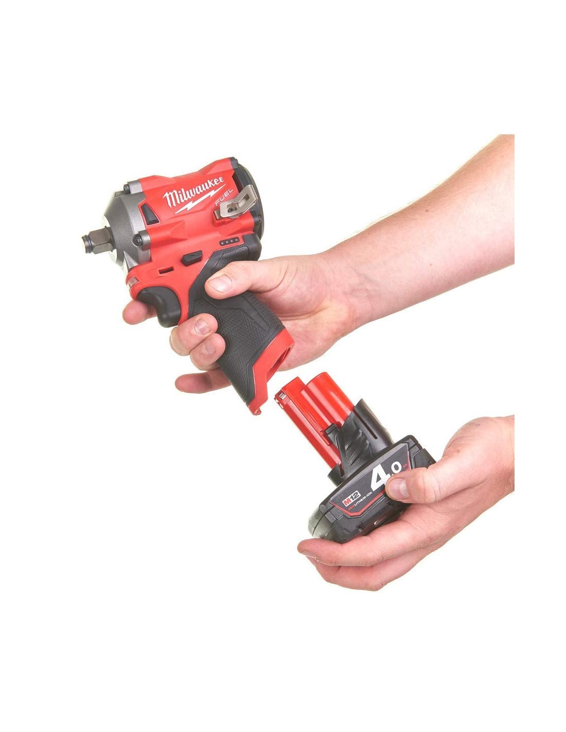 MILWAUKEE FUEL™ M12 FIWF12-0 Avvitatore ad impulsi 339 Nm, Brushless 12V Attacco ½" Senza Batteria