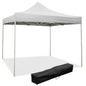 Divina Garden Gazebo richiudibile Pieghevole 2 X 2 Bianco ricoperto in PVC Impermeabile