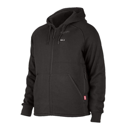 Milwaukee M12hhbl4-0 Thermal Sweatshirt, 12 V, Men's (As3, Alpha, Regular, Hoodie, Black, M Unisex-Adult