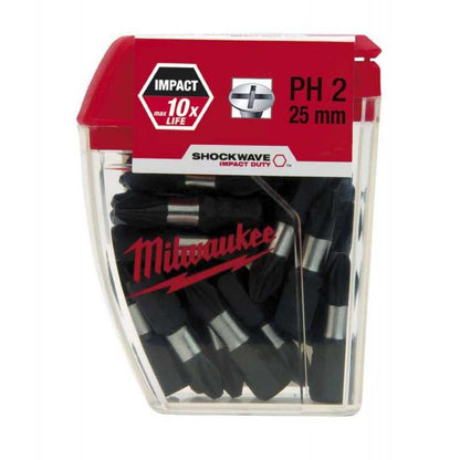 Milwaukee 4932430853 Set di Punte Ph2-25