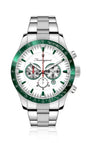 Generico FU185 Orologio da Polso Fumagazzi - Velocs Drago, ø 45 mm, Cinturino Acciaio Lucido, Movimento Cronografo al Quarzo, Water Resistant 5 atm