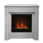 Divina Fire Camino a bioetanolo da Terra Bellini in Legno Effetto Cemento Made in Italy L96 x P35 x H96