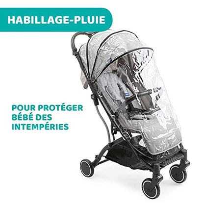 Trolley Me Lightweight Stroller from 0 Months to 15 kg, Reclining and Folding Stroller with Trolley Function, Compact Folding, Rain Cover and Extendable Canopy, Maximum Load Capacity 18 kg