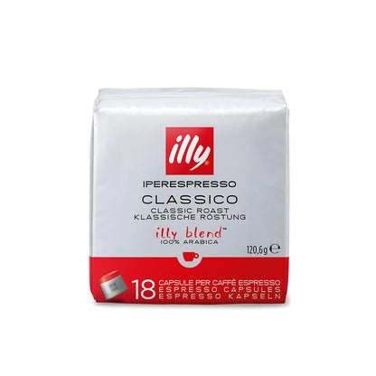 ILLY Selezione di 108 Capsule Caffè per Macchine Iperespresso | Assortimento Degustazione con 2 Confezioni Classico, 2 Confezioni Intenso, 2 Confezioni Forte