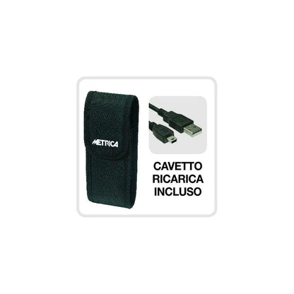 METRICA 61114 Double Laser Incligrad Misuratore Doppio 50mt indicazione Gradi