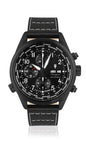 Generico FU243 Orologio da Polso Fumagazzi - Nuovo CentoCambiali 2025 Nero, ø 47 mm, Cinturino Microfibra Hi-Tech, Movimento Cronografo Automatico, Water Resistant 30 atm