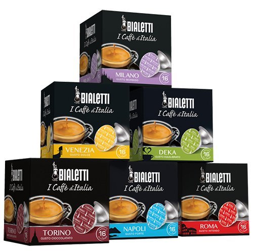 Bialetti Capsule Venezia - Set 8 confezioni da 16 capsule