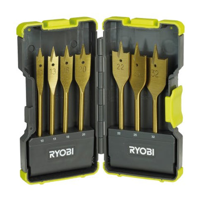 Ryobi, Set di punte da trapano per legno, 7 pz. - 5132002252