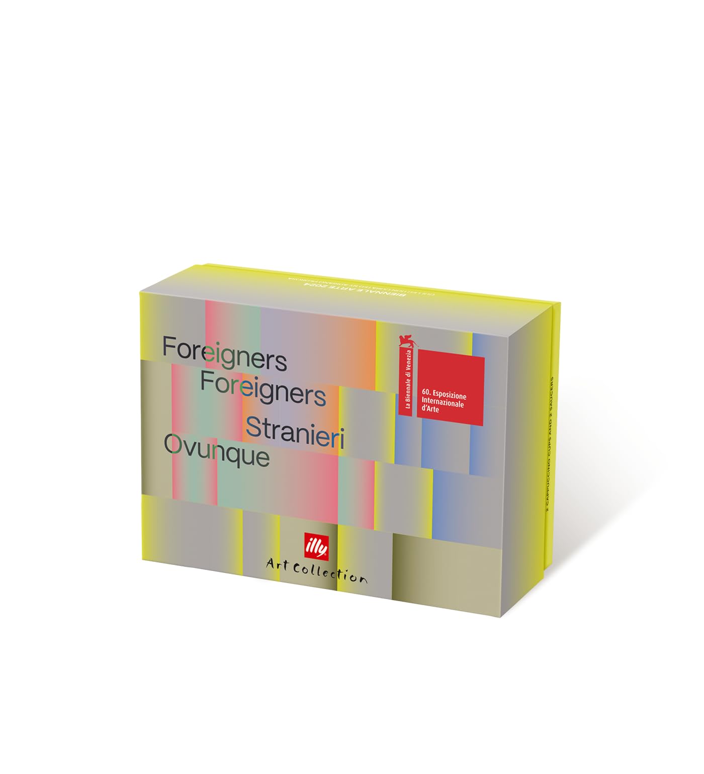 illy 24959 Set da 2 Tazze Da Cappucino Art Collection Biennale 2024 | Decoro B