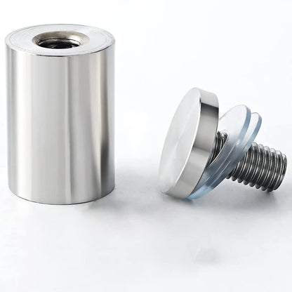 Targa con Numero Civico in Plexiglass Trasparente 15x10 cm, Numeri Specchiati per Esterno e Interno Moderno Elegante | Spessore 3mm. Distanziatori da 25mm Inclusi | Targa Civica di Design