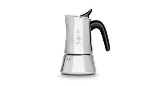 Bialetti Moka Exclusive 3 Tazze Vintage (3 tazze, Silver)