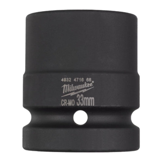 MILWAUKEE | Bussole 1" 33mm per Avvitatore ad Impulsi da 1 Pollice | Bussole 1" Impact Sockets