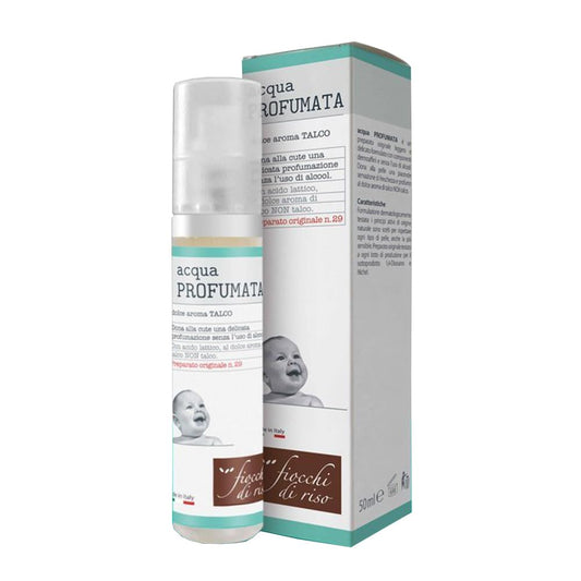 Fiocchi di Riso - Acqua Profumata TALCO - 50ml - COLONIA - Dona alla cute una delicata profumazione.