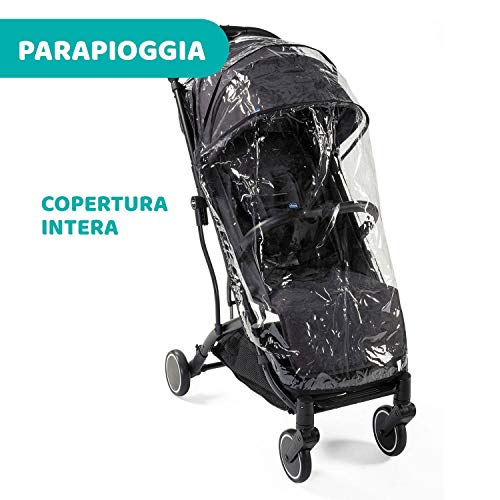 Chicco Trolley Me Lightweight Stroller from 0 Months to 15 kg, Reclining and Folding Stroller with Trolley Function, Compact Folding, Rain Cover and Extendable Canopy, Stone